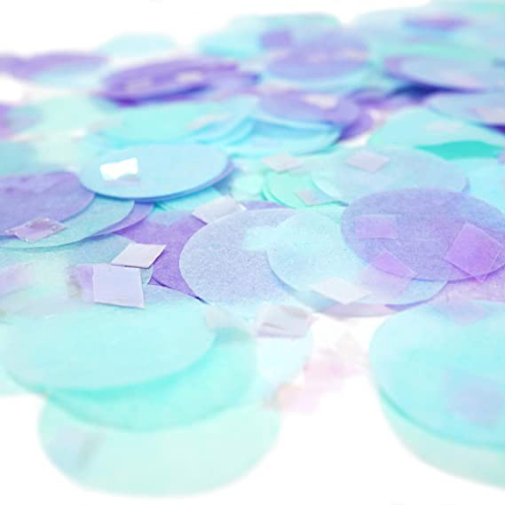 Tissue Paper Confetti Round, Multicolor Tissue Paper Confetti