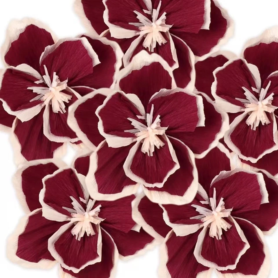 Paper Flowers For Wedding And Birthday Party Backdrop